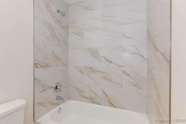 525 Helm Dr, Newport News, VA 23602 - bathroom featuring toilet and bathtub / shower combination
