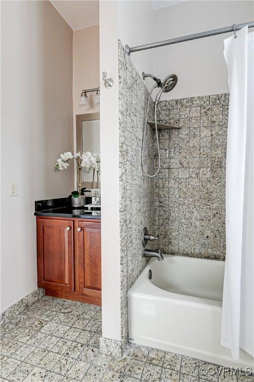 2210 Stuart Ave, Richmond, VA 23220 - full bathroom with shower / bath combo and vanity