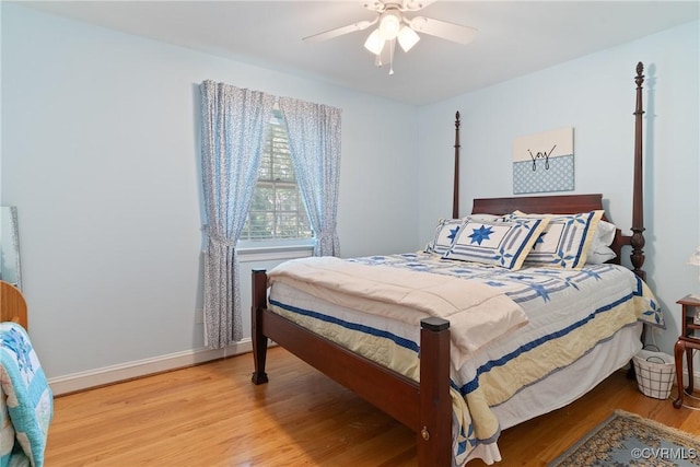 2133 Bloomsherry Dr, Chesterfield, VA 23235 - bedroom featuring wood finished floors, baseboards, and ceiling fan