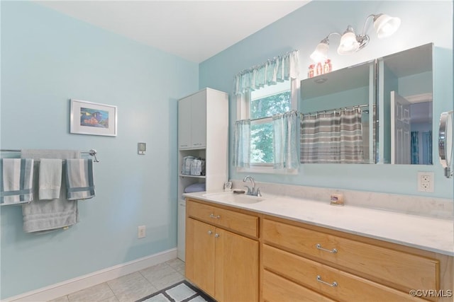 2133 Bloomsherry Dr, Chesterfield, VA 23235 - full bathroom featuring vanity, baseboards, and tile patterned floors