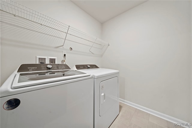 111 Leonard Ct, King William, VA 23009 - laundry area featuring baseboards and independent washer and dryer