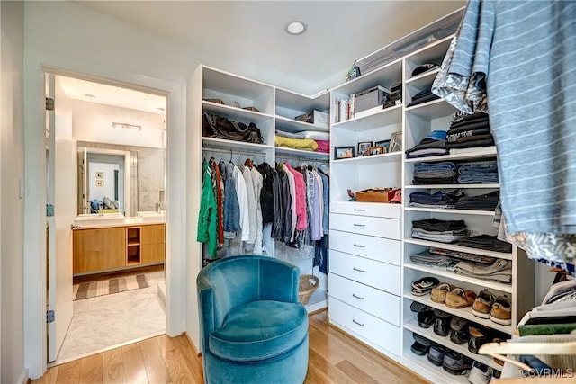 26171/2 Floyd Ave, Richmond, VA 23220 - spacious closet featuring wood finished floors