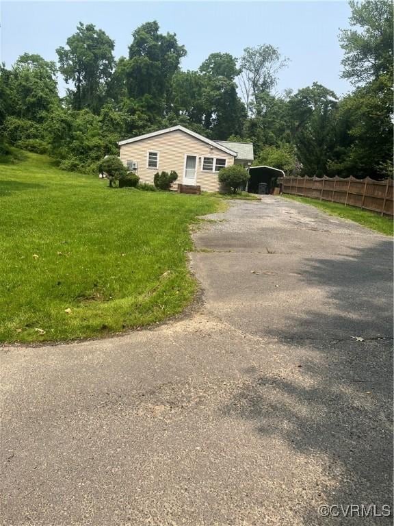 5904 Carver Pl, Falls Church, VA 22041 - view of front of property featuring asphalt driveway and a detached carport