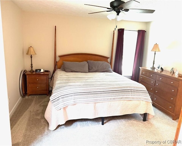 1205 Trimmers Shop Rd, West Point, VA 23181 - carpeted bedroom with ceiling fan