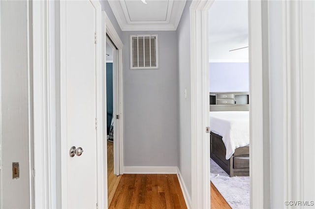 119 Monath Rd, Richmond, VA 23236 - hall with wood finished floors and crown molding