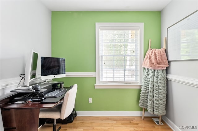 119 Monath Rd, Richmond, VA 23236 - office area with wood finished floors and baseboards
