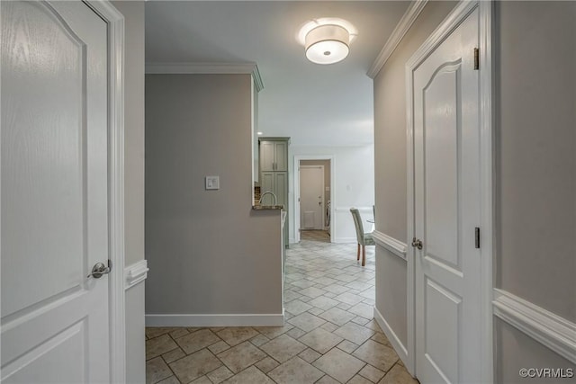 1537 Winbury Dr, Midlothian, VA 23114 - hall with baseboards and ornamental molding