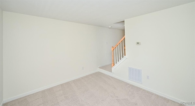 833 Tavern Green Rd, Glen Allen, VA 23060 - carpeted spare room featuring baseboards and stairway