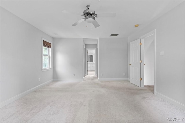 12055 Hadden Hall Dr, Chesterfield, VA 23838 - empty room featuring ceiling fan and light carpet