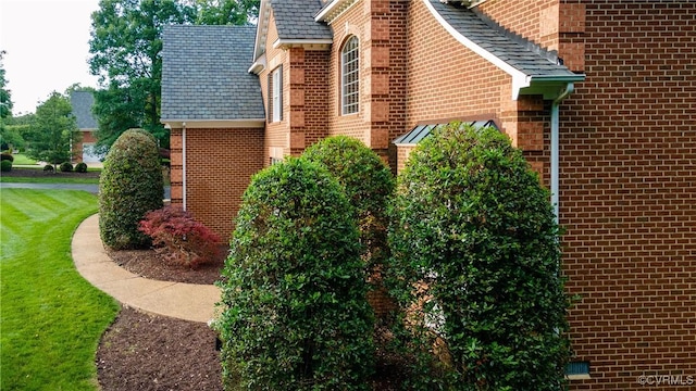 11407 Timber Point Dr, Chesterfield, VA 23838 - view of side of property featuring brick siding and a high end roof