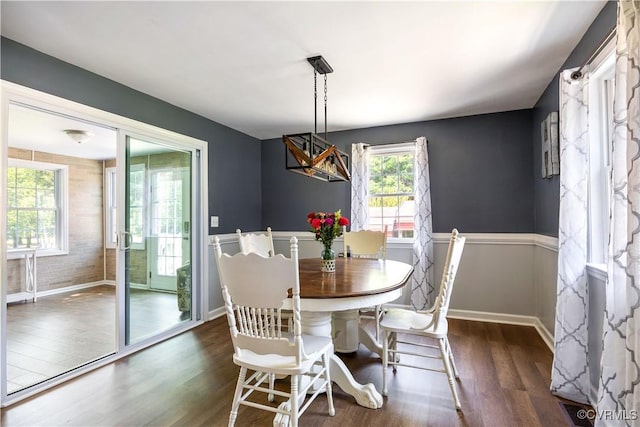 16701 Jolly Rd, Prince George, VA 23842 - dining room featuring wood finished floors and baseboards