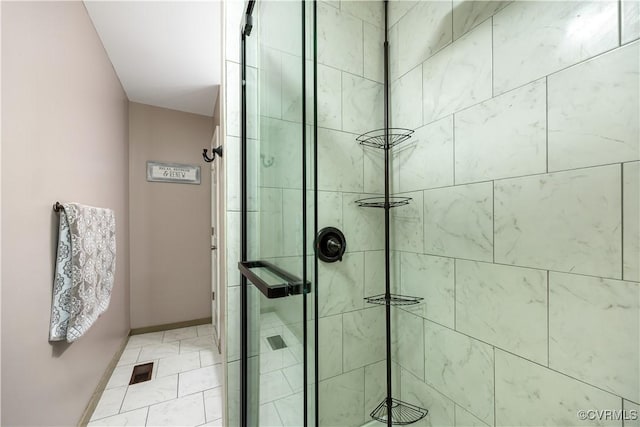 16701 Jolly Rd, Prince George, VA 23842 - full bathroom featuring a stall shower and baseboards