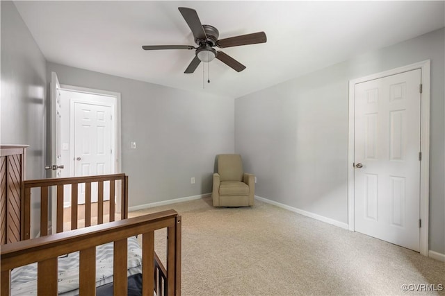 16701 Jolly Rd, Prince George, VA 23842 - carpeted bedroom with baseboards and a ceiling fan