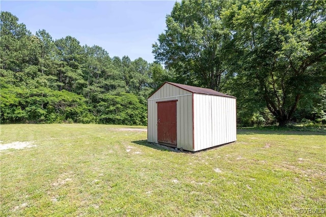 16701 Jolly Rd, Prince George, VA 23842 - view of shed featuring a view of trees