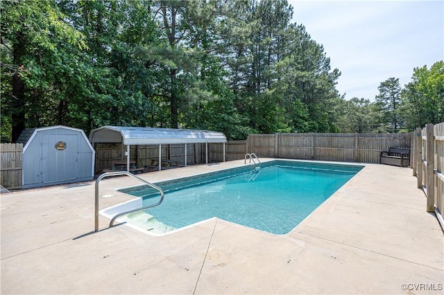 16701 Jolly Rd, Prince George, VA 23842 - view of swimming pool featuring a fenced backyard and a patio area