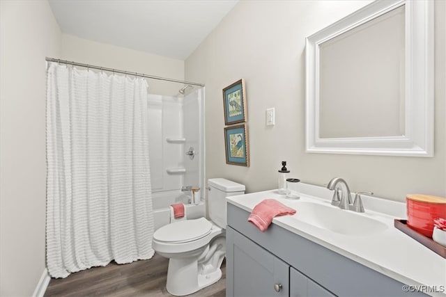 12 Wheelhouse Ct, Petersburg, VA 23805 - full bath featuring vanity, wood finished floors, and shower / bathtub combination with curtain