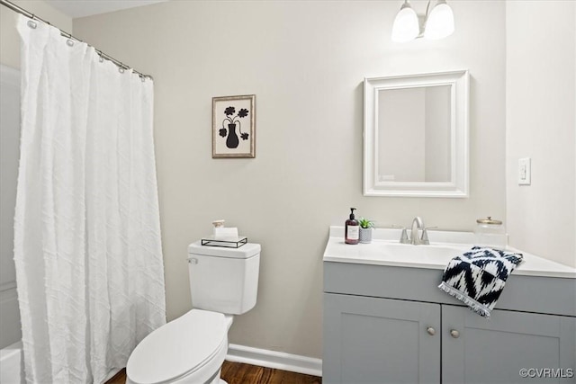 12 Wheelhouse Ct, Petersburg, VA 23805 - full bathroom with vanity, wood finished floors, and shower / bath combo