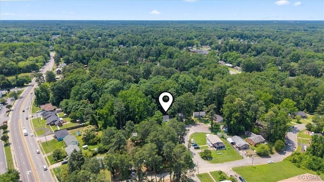 12 Wheelhouse Ct, Petersburg, VA 23805 - aerial overview of property's location with a forest