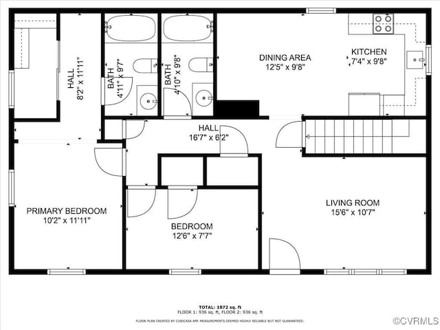 12 Wheelhouse Ct, Petersburg, VA 23805 - view of property floor plan