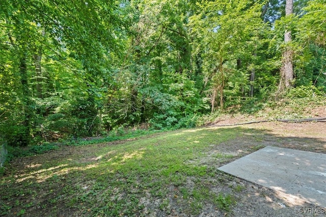 12 Wheelhouse Ct, Petersburg, VA 23805 - view of yard with a patio and a view of trees