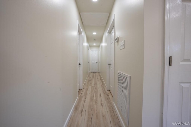 1602 Eden Ave, Henrico, VA 23231 - hall featuring light wood-style flooring, recessed lighting, and baseboards