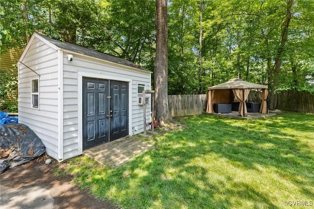 12912 Cottage Mill Pl, Midlothian, VA 23114 - view of outbuilding with a gazebo and view of scattered trees