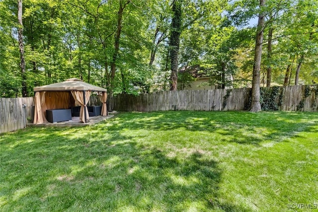12912 Cottage Mill Pl, Midlothian, VA 23114 - view of yard featuring a gazebo