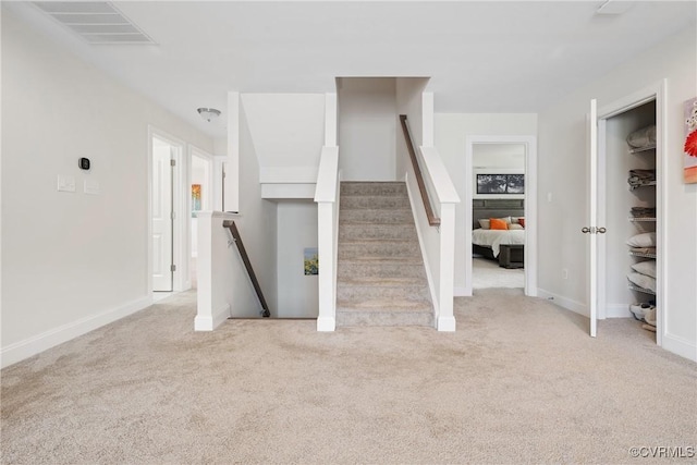 6800 Alabaster Ln, Chesterfield, VA 23234 - stairs with carpet floors and baseboards