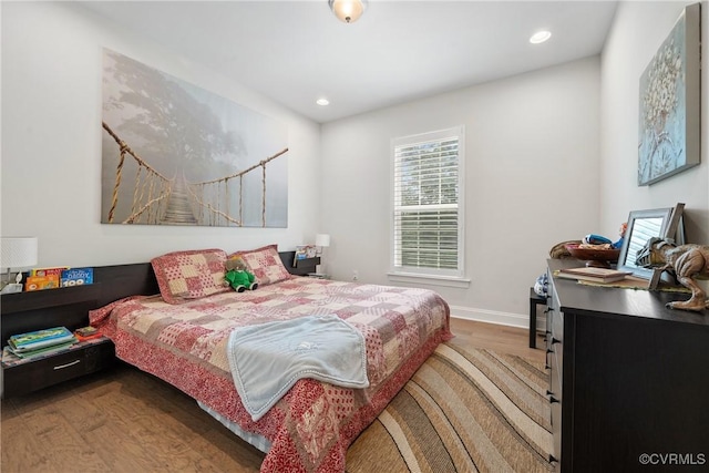 6800 Alabaster Ln, Chesterfield, VA 23234 - bedroom with wood finished floors, recessed lighting, and baseboards