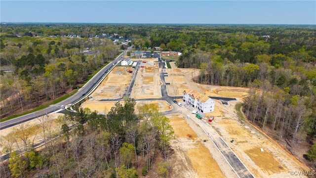 223 Whiteside Rd, Sandston, VA 23150 - aerial overview of property's location with a forest