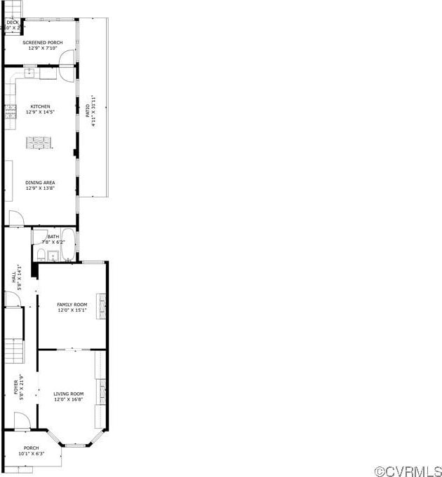 323 N 27th St, Richmond, VA 23223 - view of property floor plan