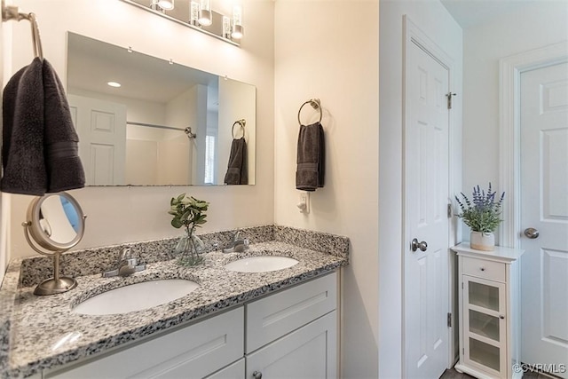 203 Pointers Dr, West Point, VA 23181 - full bath with double vanity and a shower