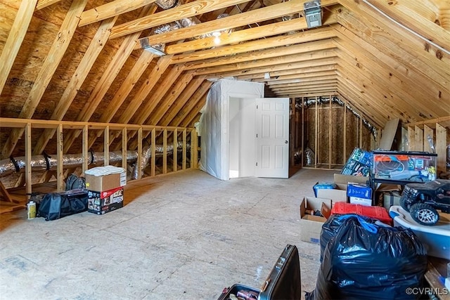 203 Pointers Dr, West Point, VA 23181 - view of unfinished attic