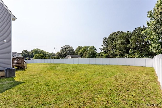 203 Pointers Dr, West Point, VA 23181 - view of yard featuring central AC