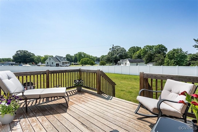203 Pointers Dr, West Point, VA 23181 - view of wooden terrace