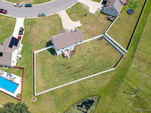 203 Pointers Dr, West Point, VA 23181 - aerial view of a pool area