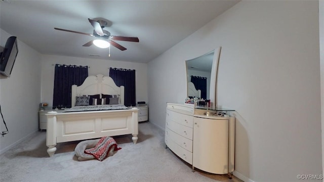5324 Sandy Ridge Ct, Chesterfield, VA 23832 - bedroom featuring light colored carpet and a ceiling fan