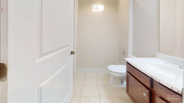 5324 Sandy Ridge Ct, Chesterfield, VA 23832 - bathroom featuring vanity, toilet, and tile patterned floors
