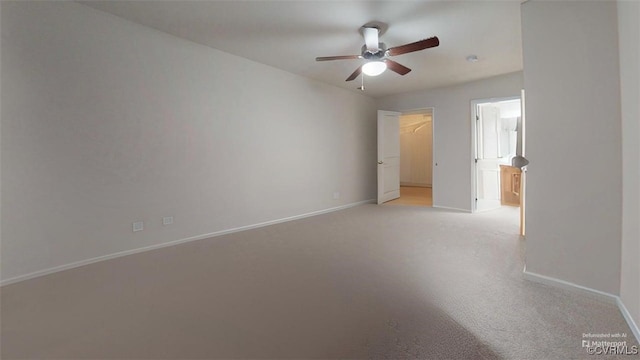 5324 Sandy Ridge Ct, Chesterfield, VA 23832 - empty room featuring baseboards, ceiling fan, and light carpet
