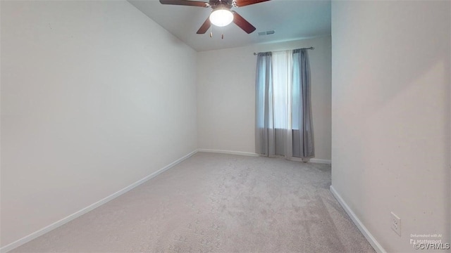 5324 Sandy Ridge Ct, Chesterfield, VA 23832 - unfurnished room with ceiling fan, baseboards, and light carpet