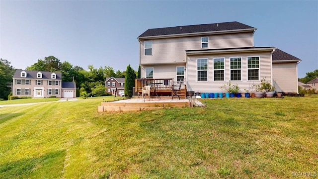 5324 Sandy Ridge Ct, Chesterfield, VA 23832 - back of property featuring a deck, a yard, and a patio area