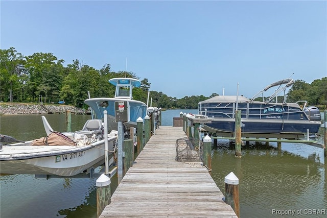 241 Tranquility Rd, Reedville, VA 22539 - dock featuring boat lift and a water view