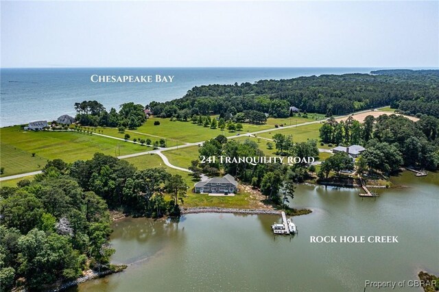 241 Tranquility Rd, Reedville, VA 22539 - aerial view of a nearby body of water