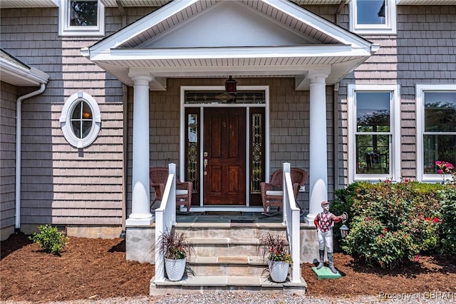 241 Tranquility Rd, Reedville, VA 22539 - entrance to property featuring covered porch