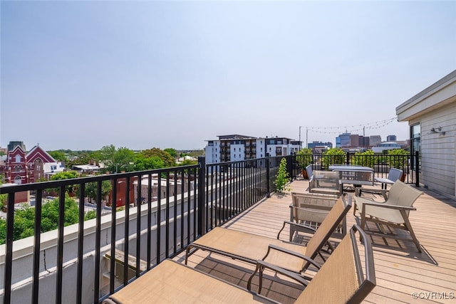 101 W Marshall St Unit U47, Richmond, VA 23220 - view of patio / terrace with a balcony and outdoor dining space
