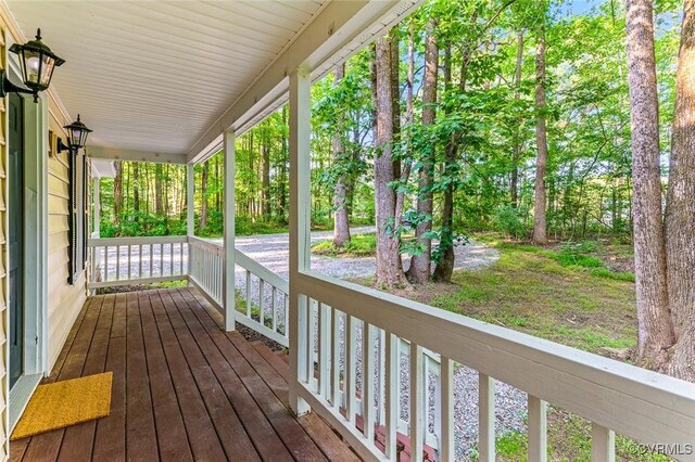 4381 Three Bridge Rd, Powhatan, VA 23139 - view of porch
