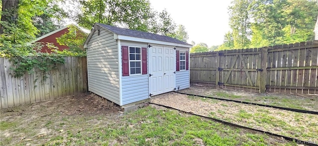 379 Moncuin Ct, Manquin, VA 23106 - view of shed featuring a fenced backyard