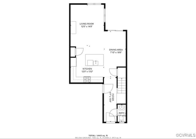 18304 Palisades Ct, Moseley, VA 23120 - view of floor plan / room layout