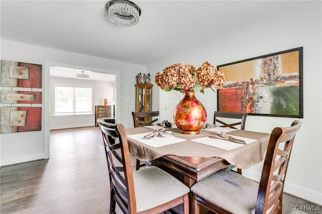 15606 Corte Castle Ter, Chesterfield, VA 23838 - dining area featuring wood finished floors and baseboards