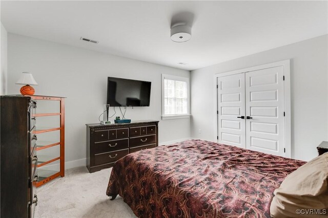 15606 Corte Castle Ter, Chesterfield, VA 23838 - bedroom featuring light colored carpet, baseboards, and a closet